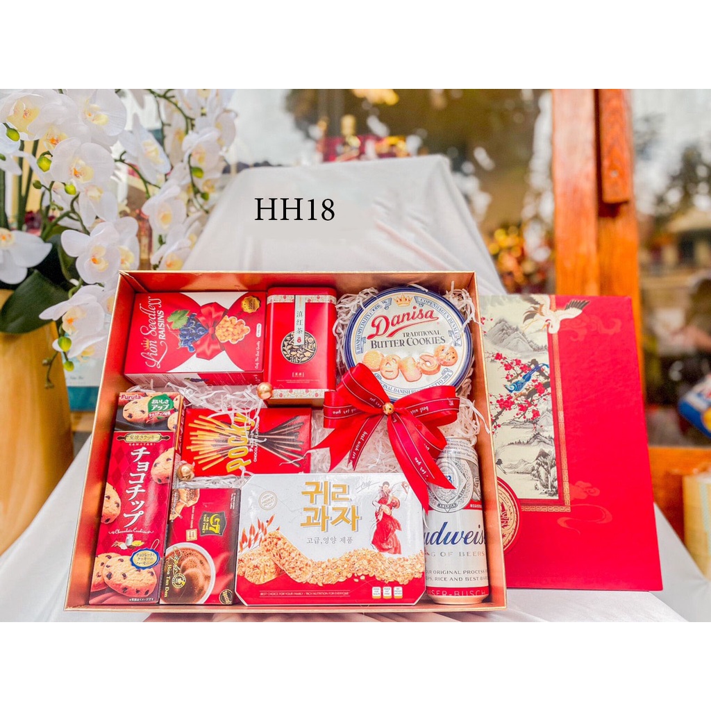 Giỏ quà tết, quà tặng tết sang trọng tặng biếu người thân, set quà tặng tết đẹp, hộp khay quà tết 2022 | BigBuy360 - bigbuy360.vn
