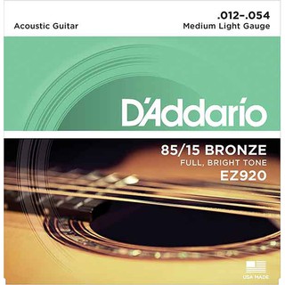 Dây Đàn Guitar Acoustic D'Addario EZ920 [Size 12]