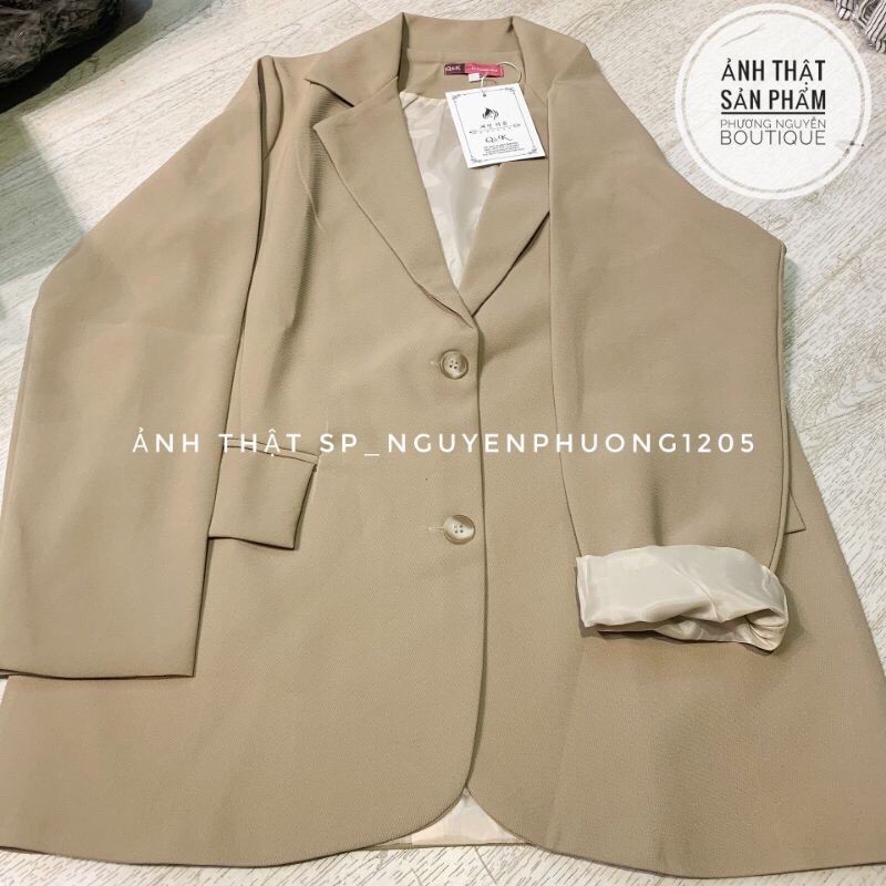 Áo blazer túi hộp hiện đại hai lớp phong cách ulzzang Hàn thanh lịch | BigBuy360 - bigbuy360.vn