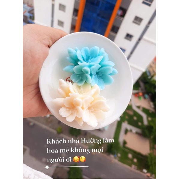 [KHUÔN 4D SALE] khuôn silicon chùm hoa anh đào 7cm