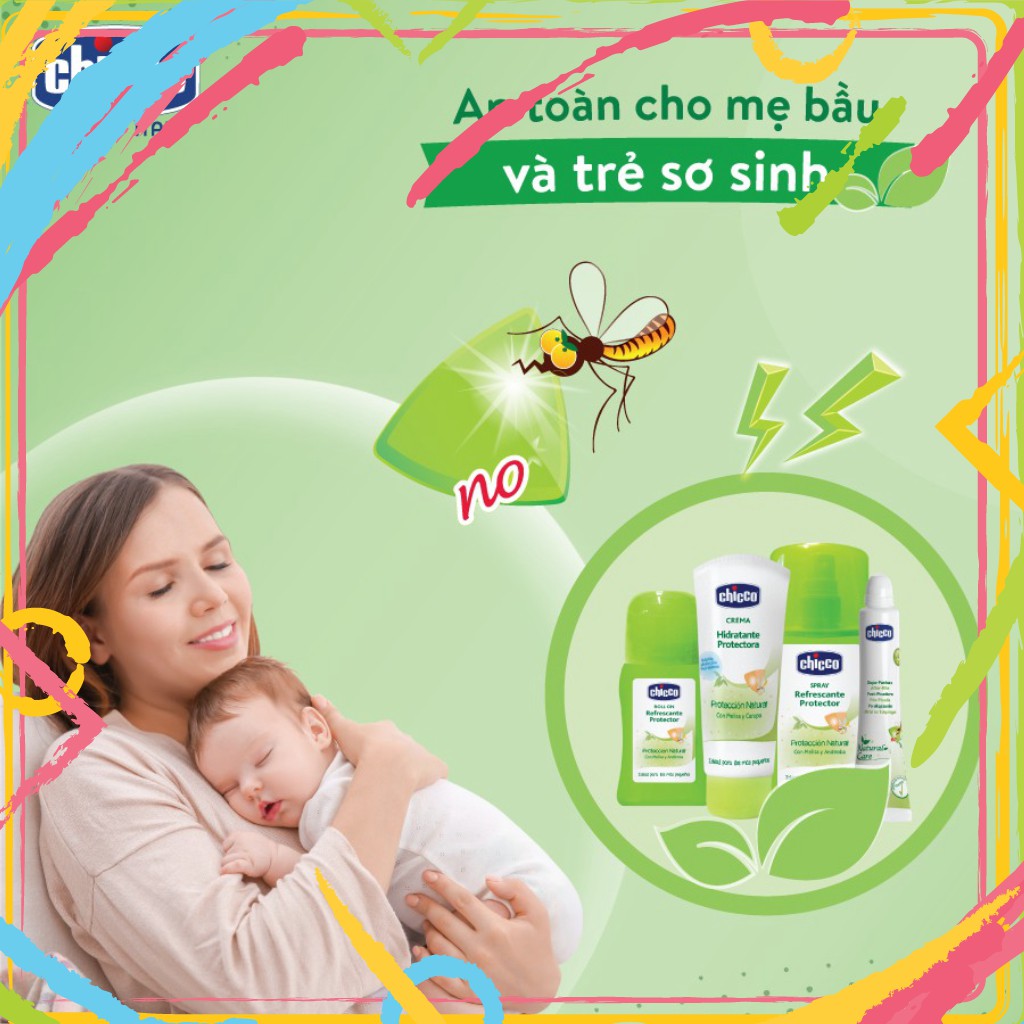 tuan000019 Xịt/kem/lăn chống muỗi và côn trùng đốt Chicco tuan000019