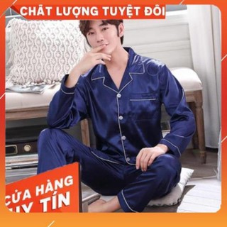 [ Hàng oder ] Đồ ngủ pijama Nam chất liệu Lụa [Hà Nội] [Free Ship99K]