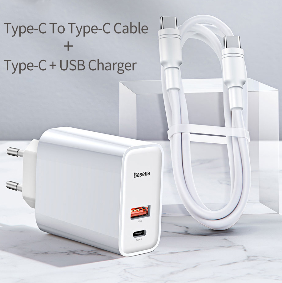 Baseus Quick Charge 4.0 USB Charger for iPhone 12 Pro Max Xiaomi Samsung Huawei QC4.0 QC3.0 PD Quick Wall Mounted Mobile Phone Charger