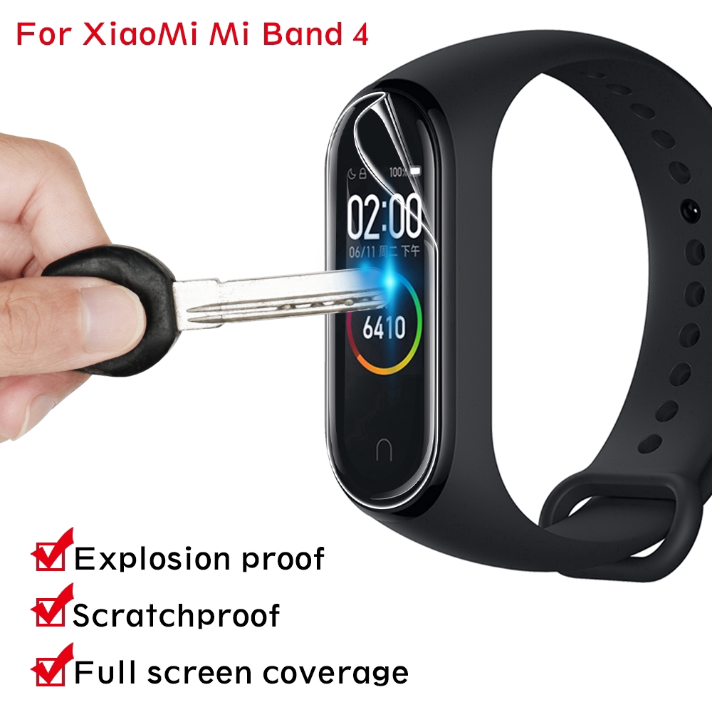 Kính Cường Lực Chống Cháy Nổ Cho Đồng Hồ Thông Minh Xiaomi Mi Band 4