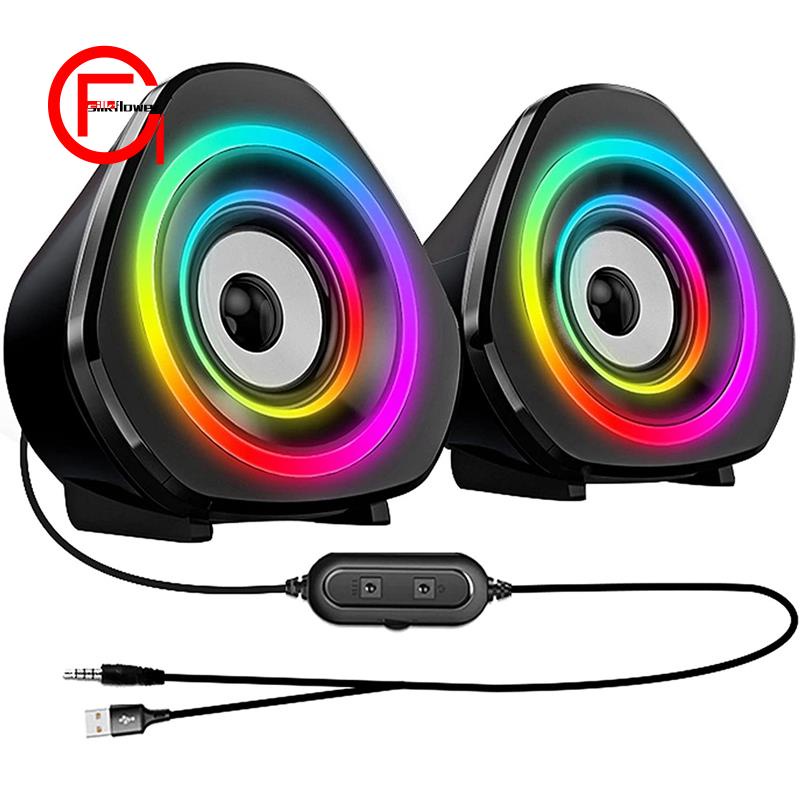 Loa máy tính có đèn RGB cổng USB