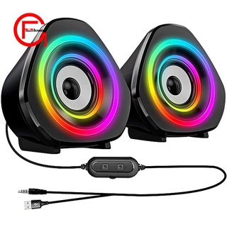 Loa máy tính có đèn rgb cổng usb