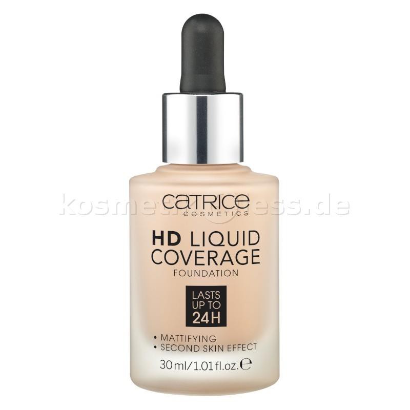 Kem Nền CATRICE HD LIQUID COVERAGE FOUNDATION Tone 010 Và 020