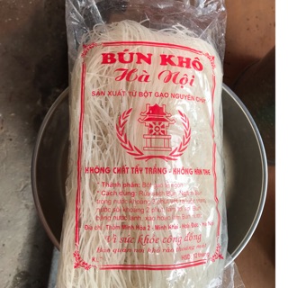 Bún khô Hà Nội nguyên chất 100% (300g)