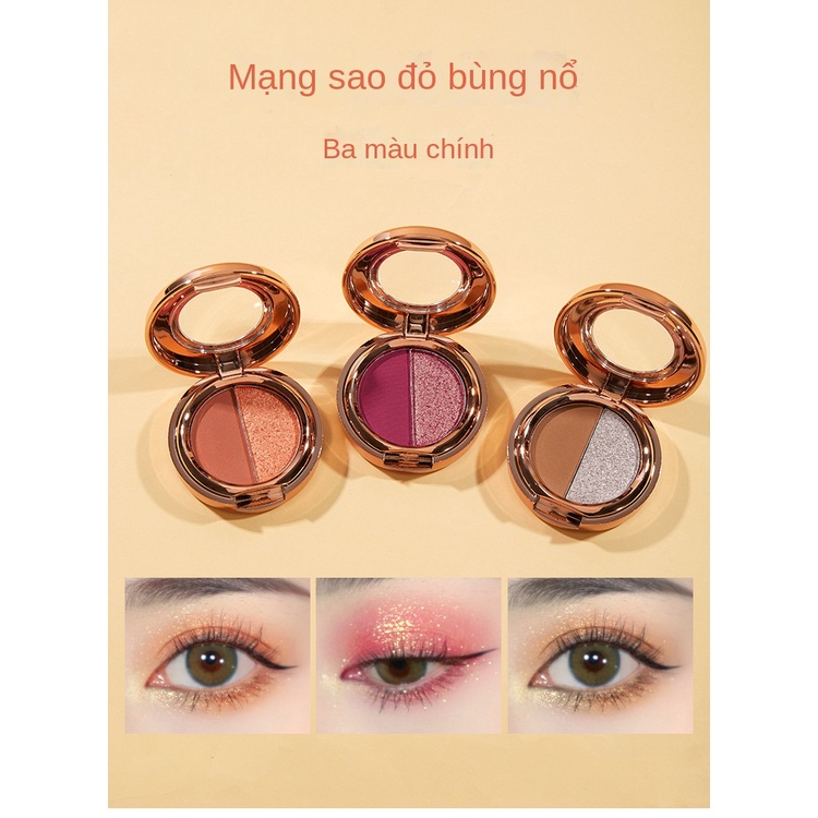 Phấn mắt hai tông màu phản chiếu Galaxy, màu bí ngô, màu đất, mờ, nền cam, trang điểm bảng phấn mắt vàng | BigBuy360 - bigbuy360.vn