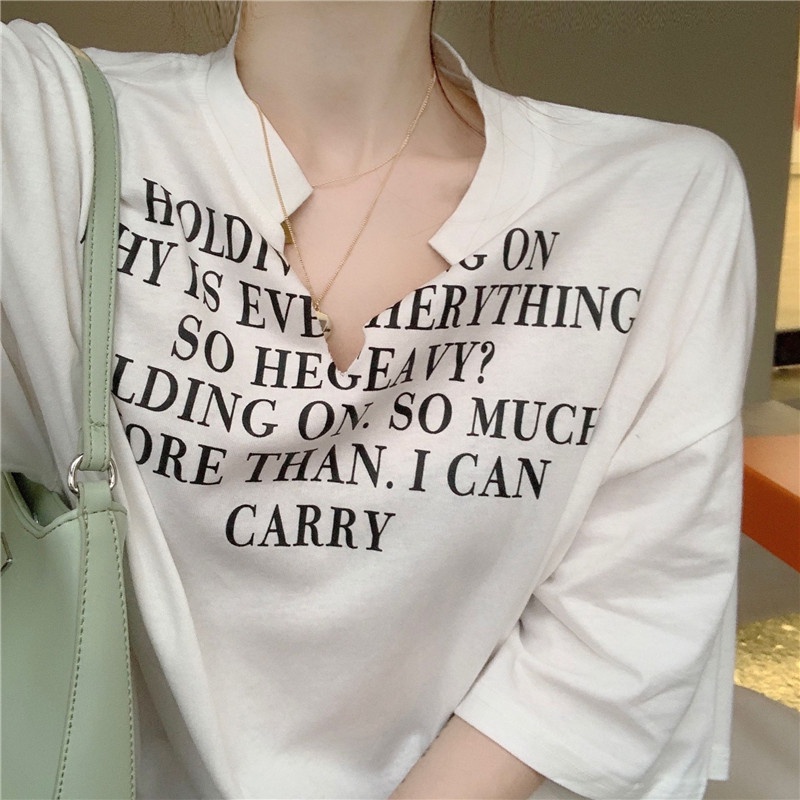 Áo Thun Tay Ngắn Dài Tay Trung Thu Phong Cách Hàn Quốc Xuân Hè