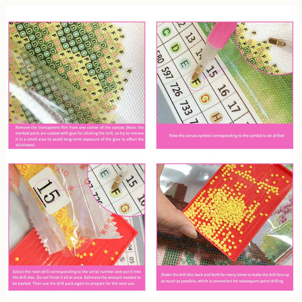 Bộ Dụng Cụ Làm Tranh Đính Đá 5D DIY Kèm Nhíp SJHY0306JP5