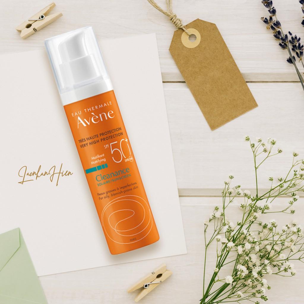 Kem Chống Nắng SPF 50+ Bảo Vệ  Rất Cao Cho Da Nhờn Mụn Avene Very High Protection Cleanance 50+