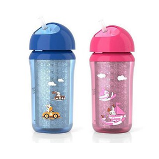 Bình tập uống nước giữ nhiệt có ống hút Philips Avent SCF766/00 260ml 12m+