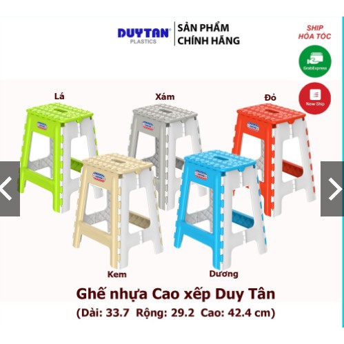 Ghế Nhựa Xếp Duy Tân nhiều màu