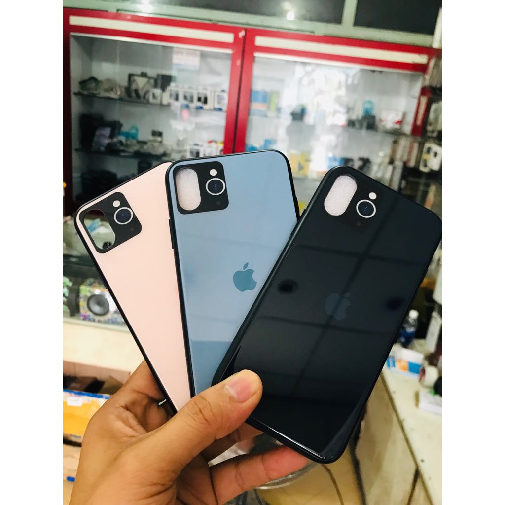 Ốp lưng kính Giả iphone 11 Dành cho iPhone7+/8+/X/XS, XR, XS MAX.