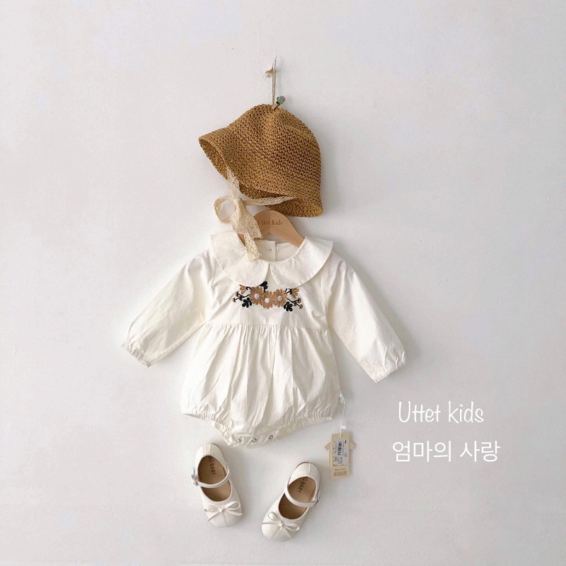 [Ảnh thật] JUMPSUIT CỔ BÈO THÊU HOA HÀN QUỐC 3627 CHỤP HÌNH THÔI NÔI STUDIO LÀ QUÁ XINH