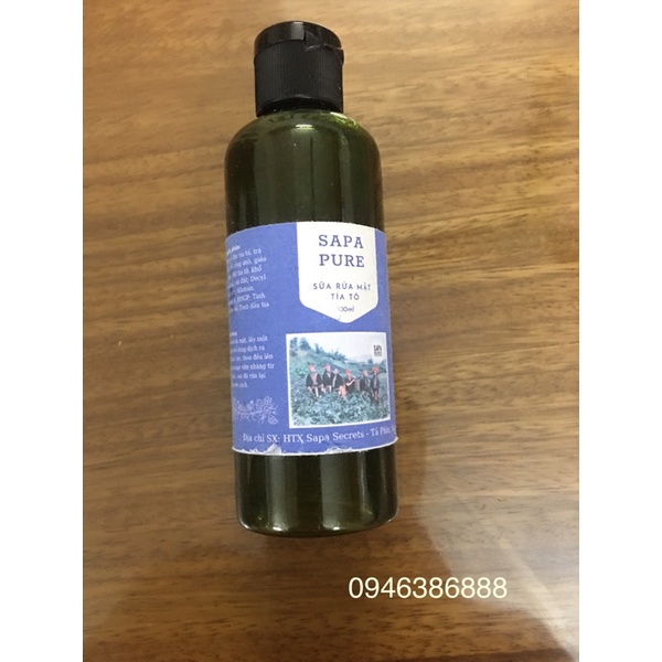 sữa rửa mặt tía tô