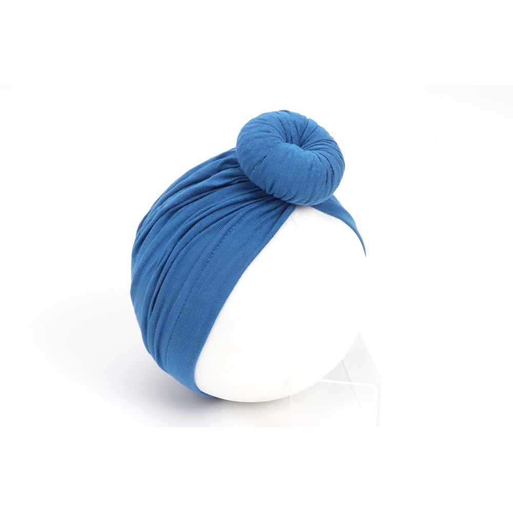 Nón turban kiểu nút thắt trùm đầu giữ ấm cho bé