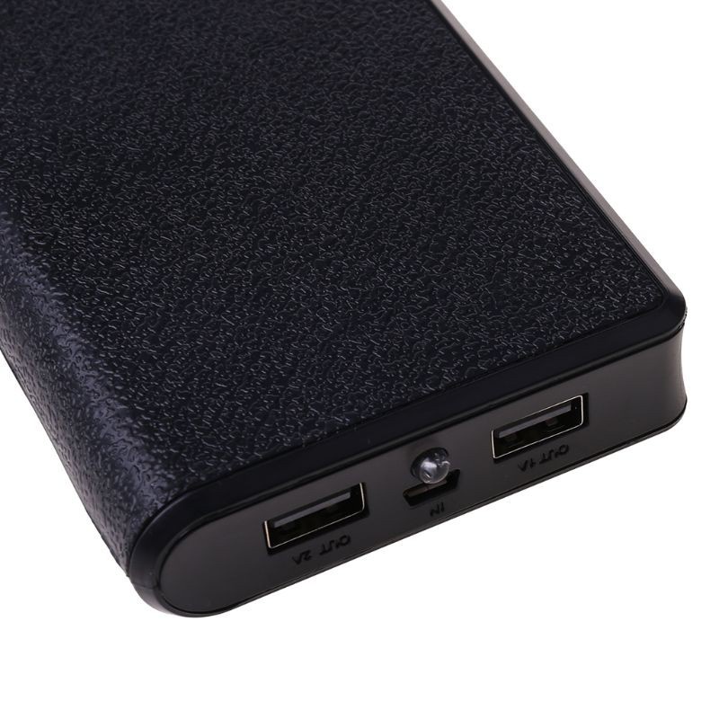 Sạc Dự Phòng Hai Cổng Usb Cho Điện Thoại 6x 18650
