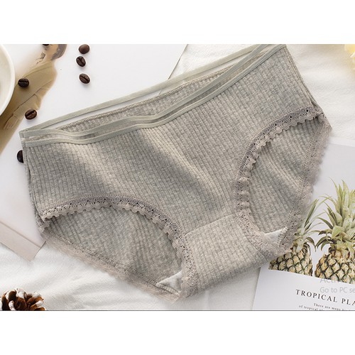 [Mã 12FASHIONSALE1 giảm 10K đơn 50K] Quần lót gân tăm xinh xắn 501 (dưới 55kg) | BigBuy360 - bigbuy360.vn