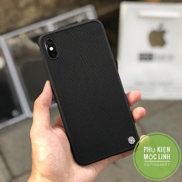 ☘️ĐÃ CÓ 11 / PRO / MAX ☘️ Ốp cao cấp Nillkin Textured vân carbon đen siêu mỏng iphone x xs xs max