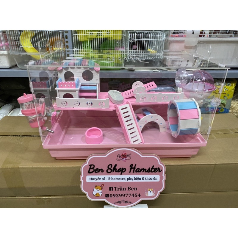 Lồng Mika Full Gỗ 47cm