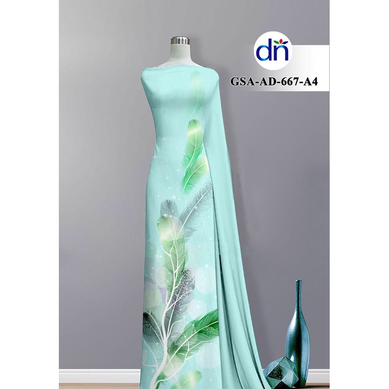 Vải áo dài 3D