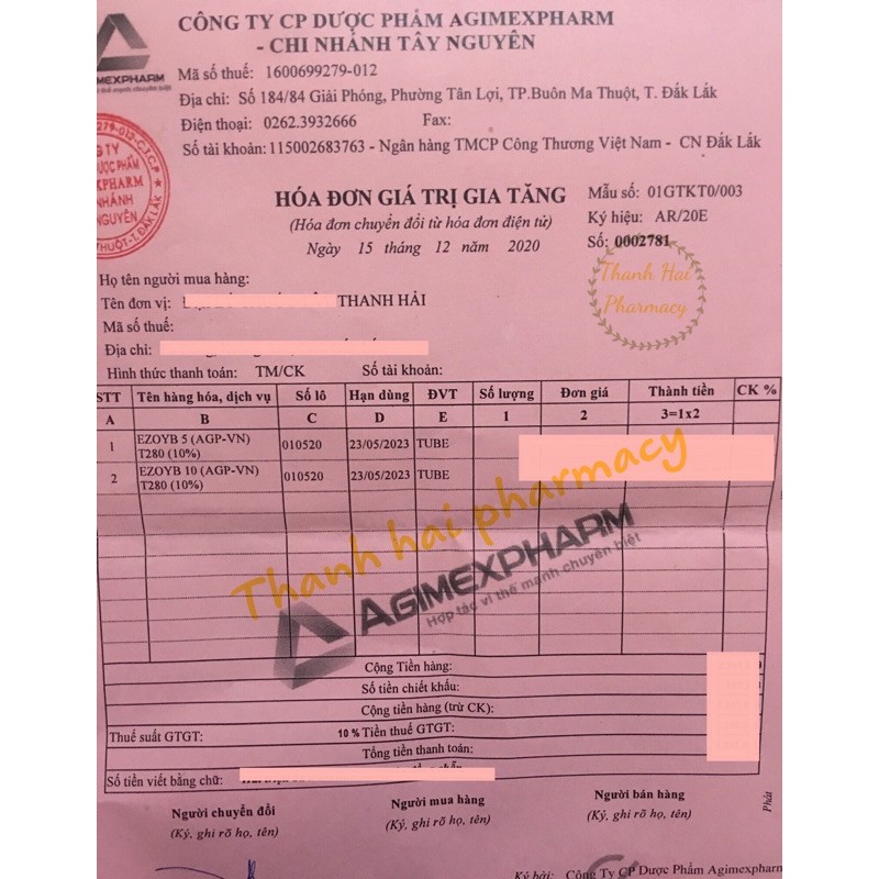 [10g] GEL GIẢM MỤN - NGĂN NGỪA MỤN  EZOYB 10 | BigBuy360 - bigbuy360.vn