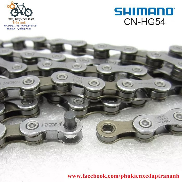  XÍCH SÊN XE ĐẠP SHIMANO CN-HG54 10 SPEED - CHÍNH HÃNG