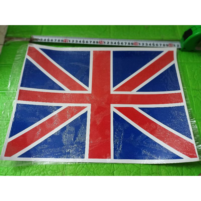 Bộ tem dán cờ anh cao 30cm dài 40 cm