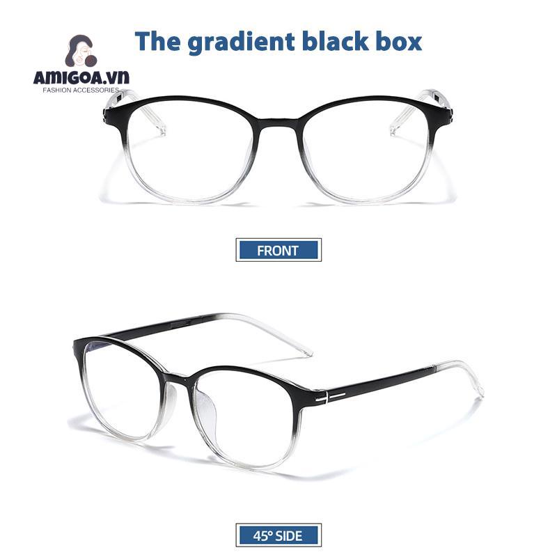 Mắt Kính Quang Học Chống Ánh Sáng Xanh Gọng Lớn Thời Trang Unisex