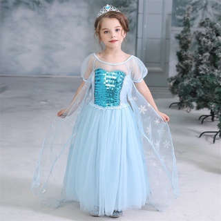 Đầm Công Chúa Elsa Cho Bé Gái
