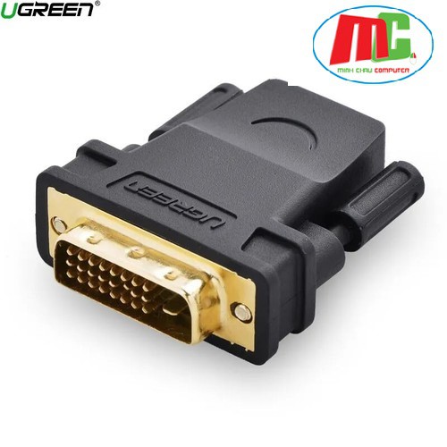 [Mã ELHACE giảm 4% đơn 300K] Đầu Chuyển DVI (24+1) Sang HDMI Ugreen 20124 - Hàng Chính Hãng