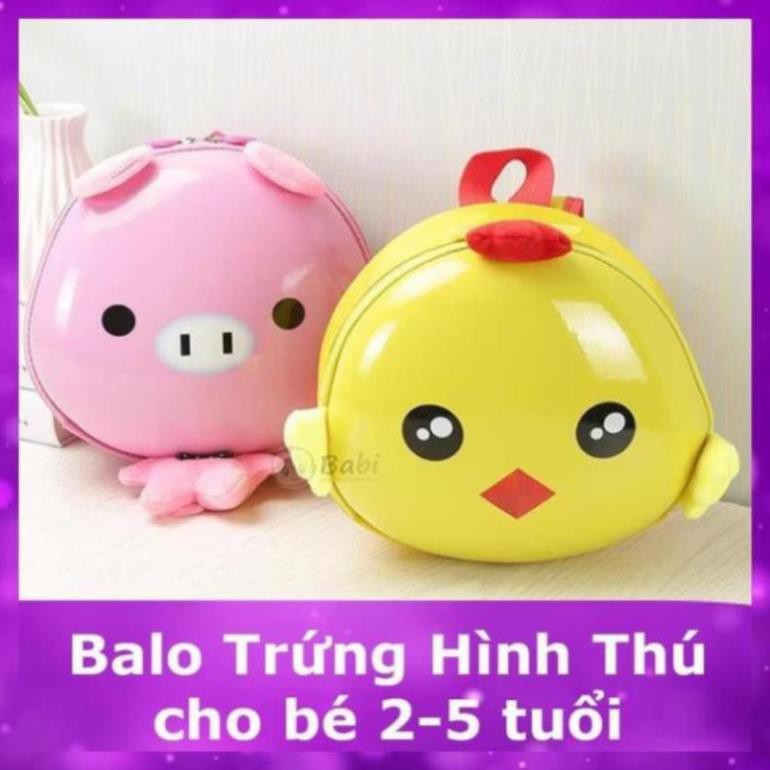 Balo trứng hình thú ngộ nghĩnh dành cho bé