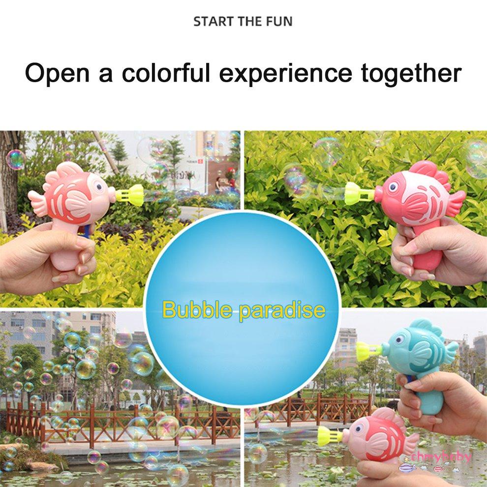 Máy làm bong bóng nước và xà phòng bằng tay Con cá dễ thương Đồ chơi trẻ em Quà tặng sinh nhật [8/4]