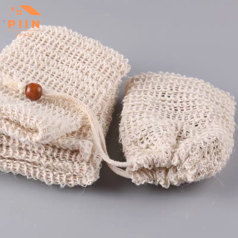 Túi lưới đựng xà phòng tạo bọt tiện lợi PIIN HOUSE làm sạch bụi mịn, tẩy da chết trị mụn lưng hiệu quả