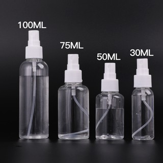 Bình chiết xịt phun xương mỹ phẩm Trong Suốt Dung Tích 30 / 50 / 75 / 100ml