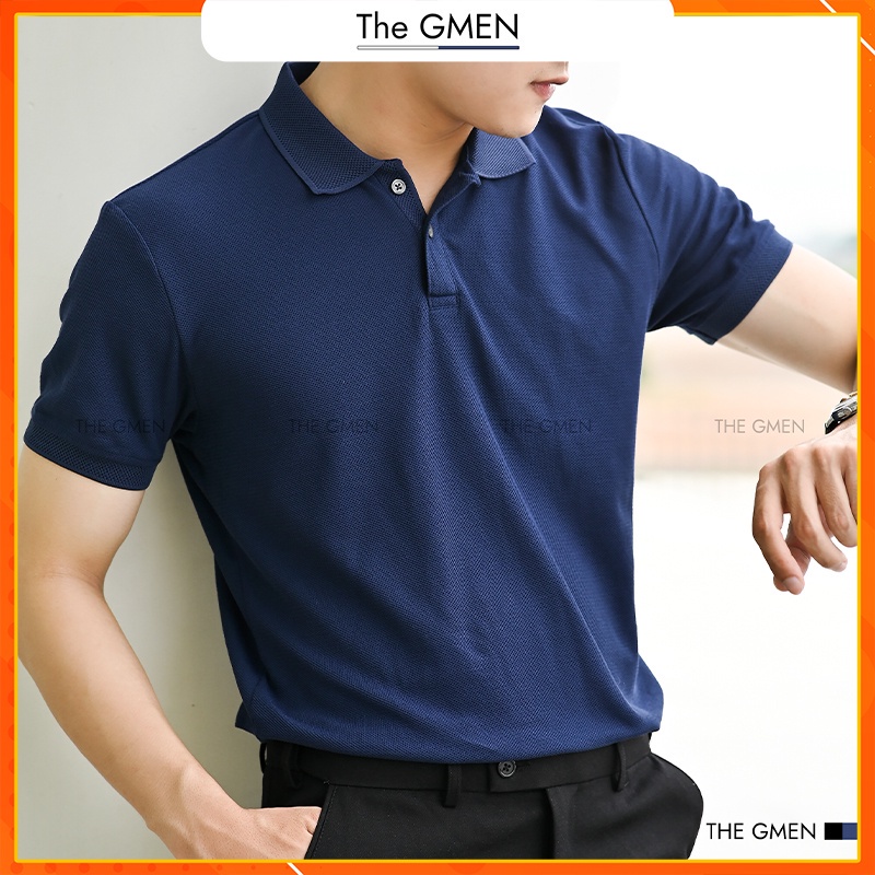 Áo Polo nam The GMEN Mesh Polo Shirt 100% cotton dày dặn, chuẩn form, giá tốt