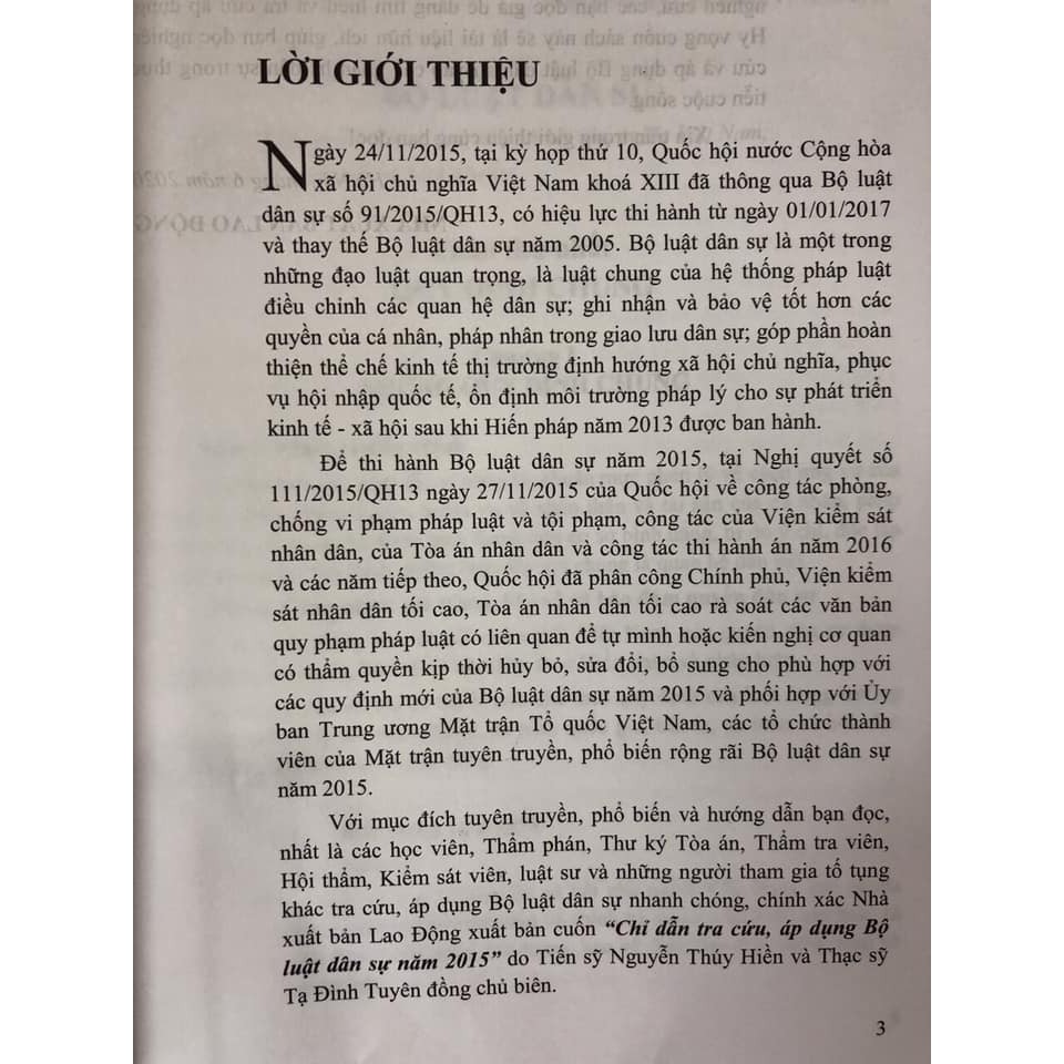 Sách - Chỉ dẫn tra cứu, áp dụng Bộ luật dân sự năm 2015 | BigBuy360 - bigbuy360.vn