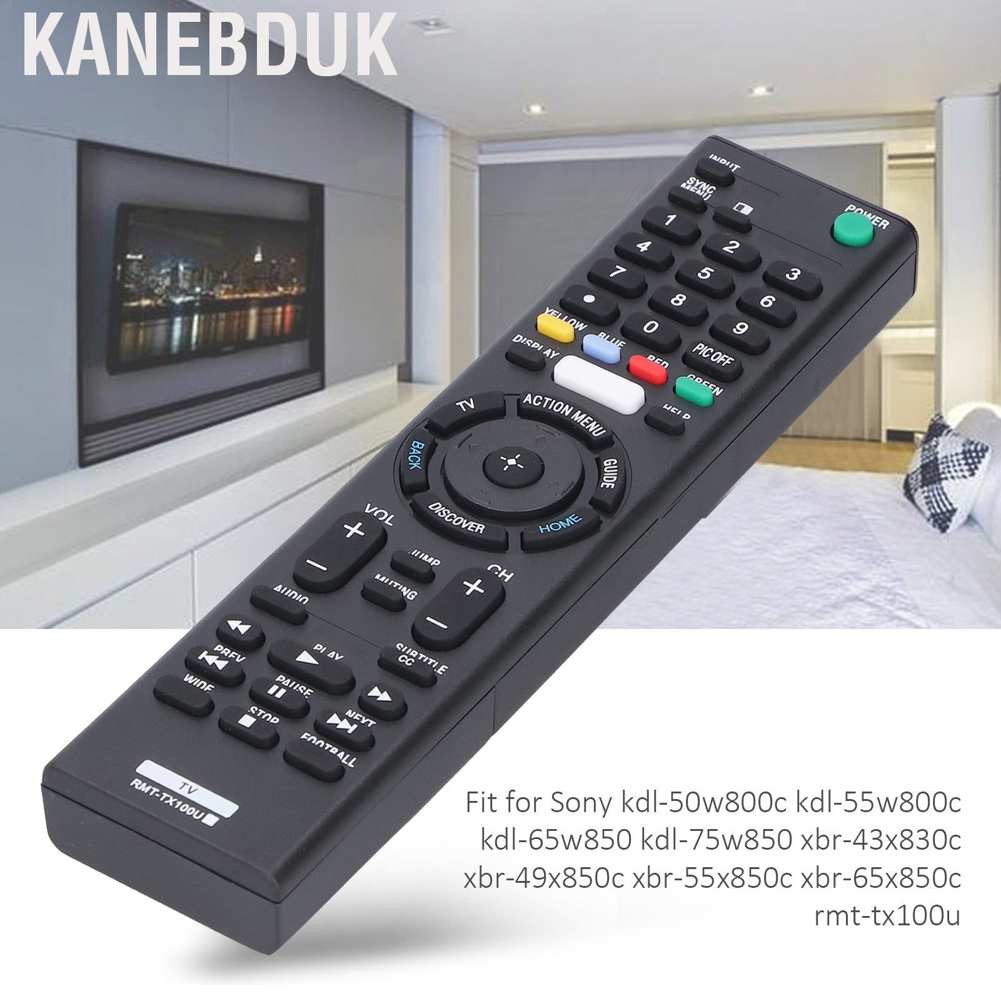 Điều Khiển Từ Xa Kanebduk Thay Thế Cho Tv Sony Smart Led Hd Rmt Xuan Tx100u Kdl Kool 50w800c