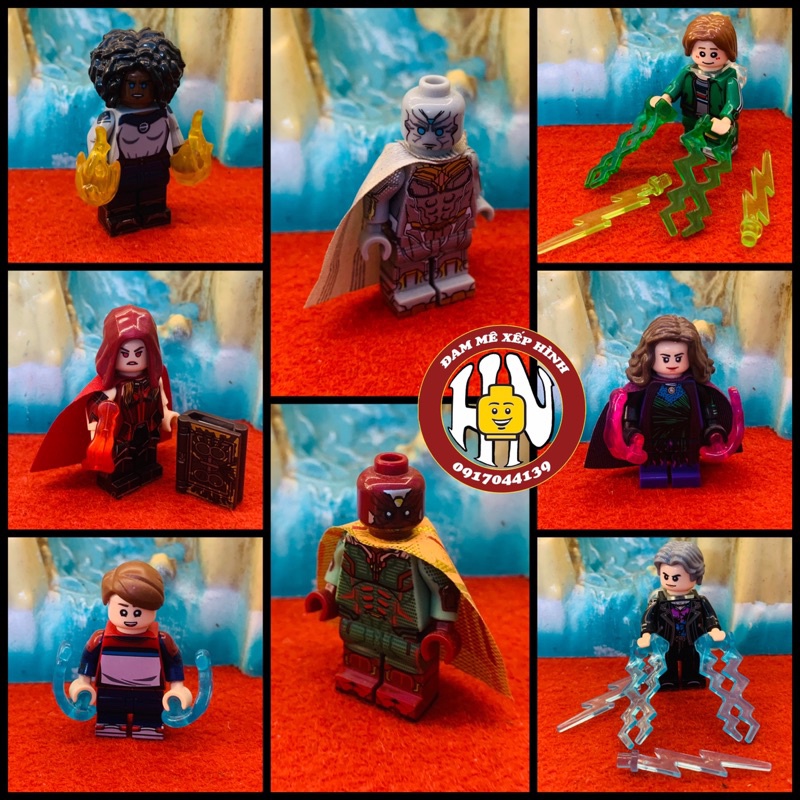 Đồ chơi xếp hình - Minifigure Marvel - Wanda Vision- WM6115 - Suit film - Hàng cao cấp - Ảnh shop !