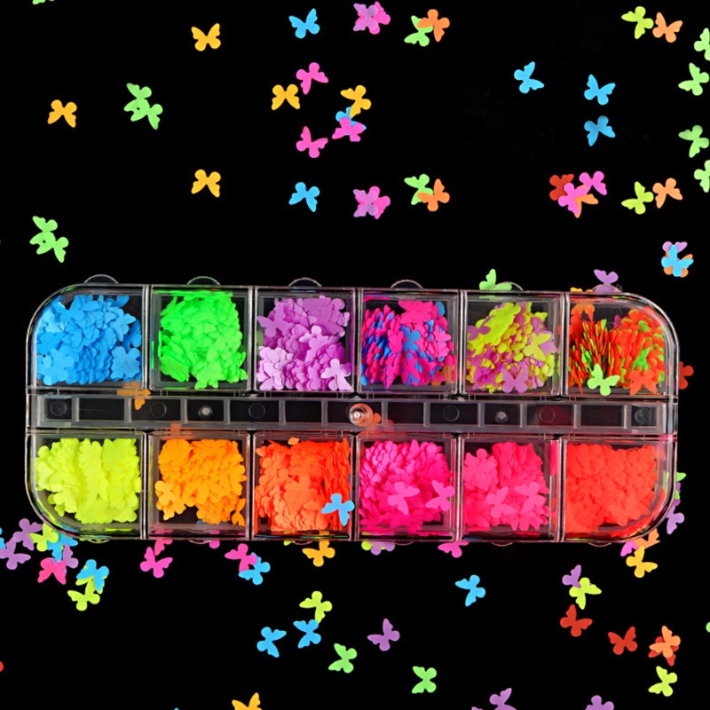 Hộp Kim Tuyến 3D Lấp Lánh Chuyên Dụng Trang Trí Móng Nghệ Thuật