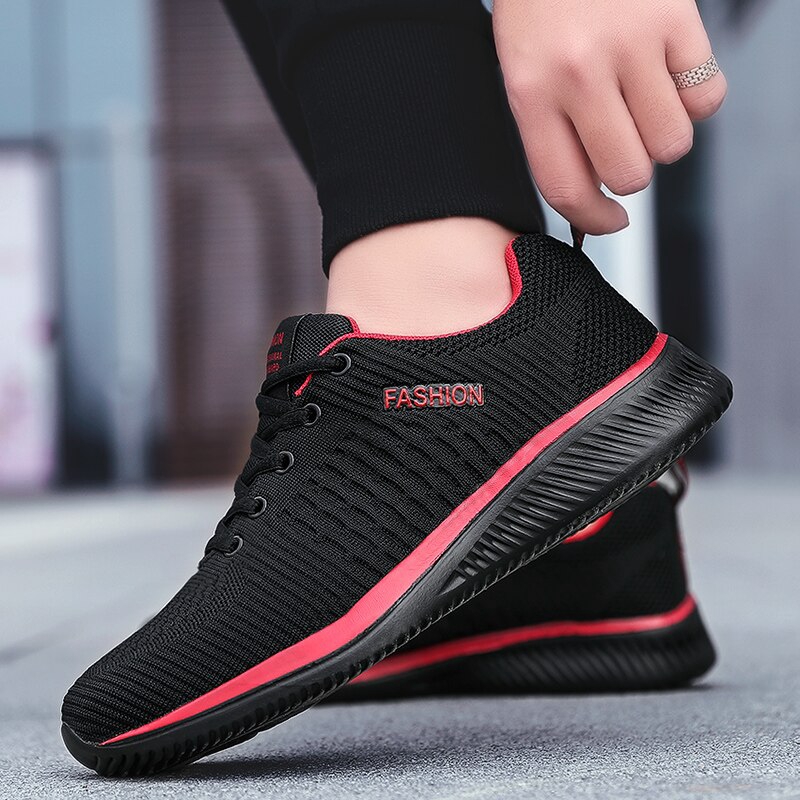 【Shipping today】 Large size 38-45 2021 Running shoes for men Sports shoes Female gym Breathable sports shoes Male Tennis Jogging Walking Casual shoes Shoes