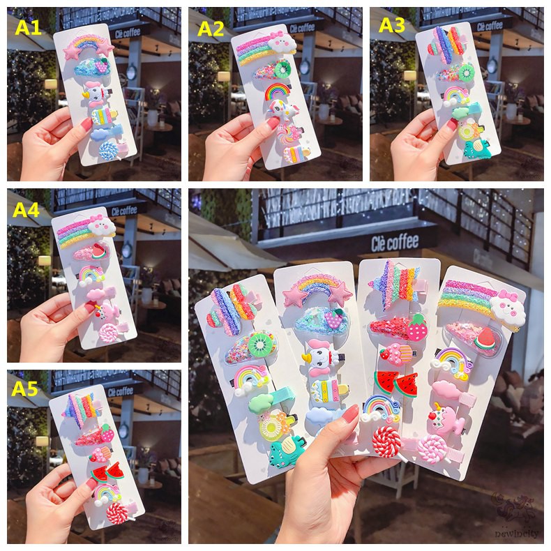 Kẹp tóc dễ thương phong cách Hàn Quốc dành cho bé gái