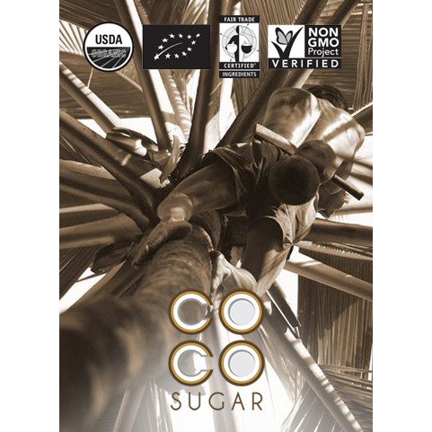Đường Mật Hoa Dừa Hữu Cơ Coconut Palm Sugar 454g