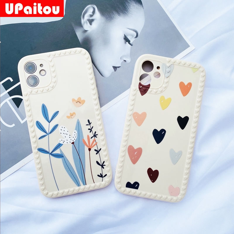 ốp điện thoại Tpu Họa Tiết Hoa Dễ Thương Cho Iphone 12 11 Pro Max Se 2020 X Xr Xs Max 8 7 6s 6 Plus | BigBuy360 - bigbuy360.vn