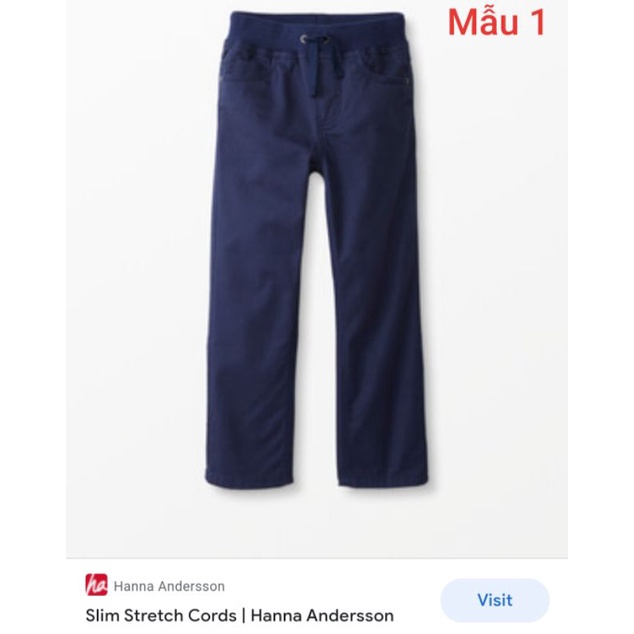 Quần khaki bé trai