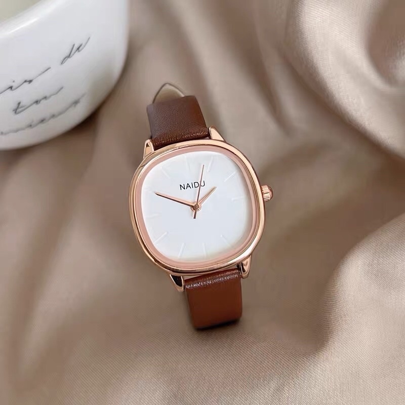 Đồng hồ thời trang nữ SULAROU mặt tròn 26mm tuyệt đẹp phong cách hiện đại