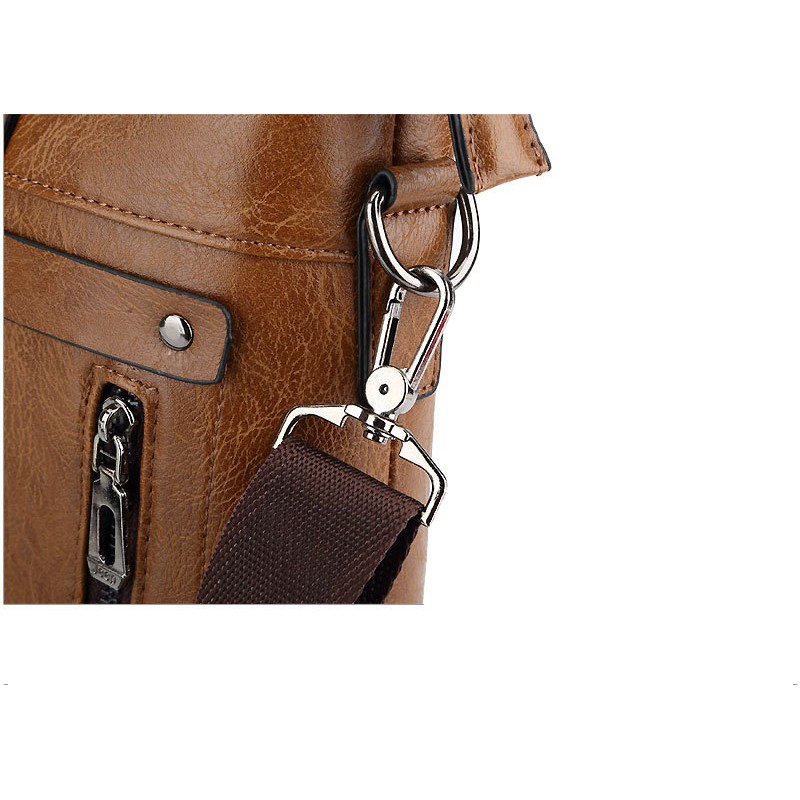 Túi xách da công sở cao cấp / Giỏ xách JEEP BULUO mã T06 size: 39cm 29cm 7cm. Cặp văn phòng. | BigBuy360 - bigbuy360.vn