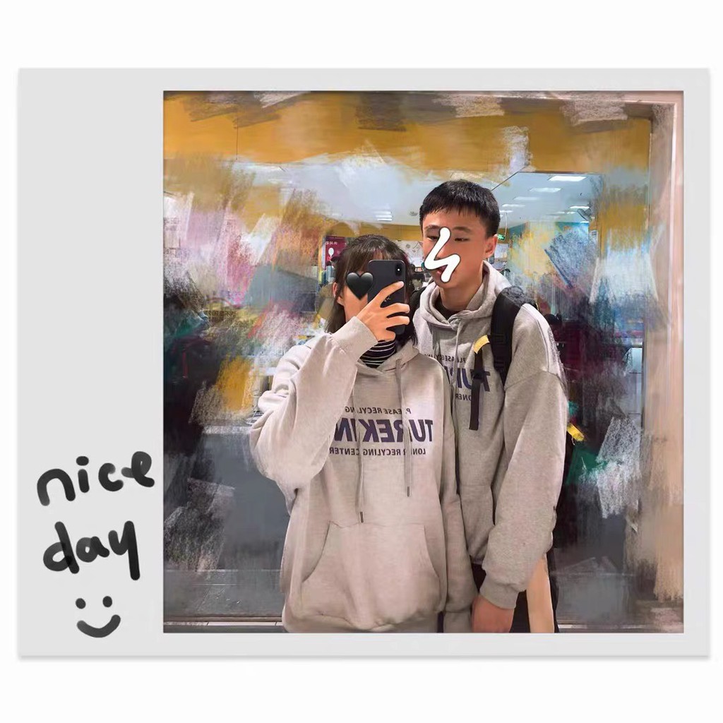 (HÀNG ORDER) ÁO HOODIE TUREKING FORM RỘNG CÓ NÓN HÀN QUỐC MÀU TRẮNG | BigBuy360 - bigbuy360.vn